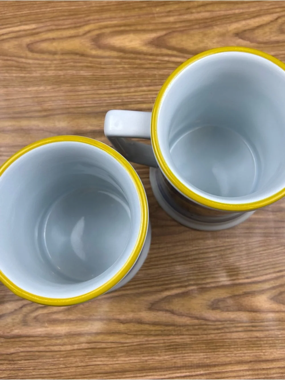 The Polar Express BELIEVE 3D Mugs Train 2004 Warner Bros. Set of 2